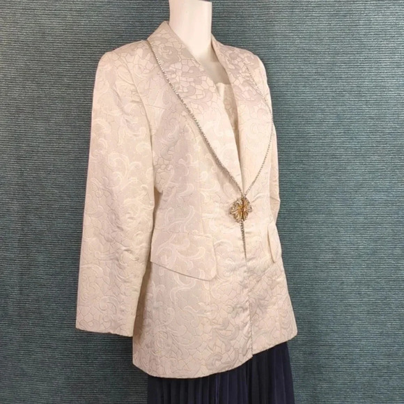 Vintage 80s Clara Clara by Vinette Rhinestone Embellished Jacket - Picture 9 of 17